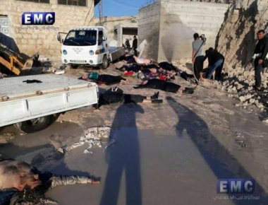 Ρωσία: Σε διαρροή χημικού αερίου οφείλεται ο θάνατος των αμάχων στη Συρία